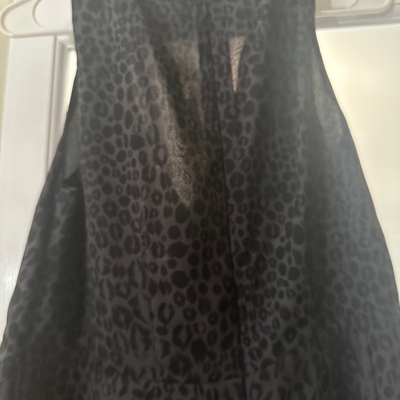 Muted leopard grey and black dress - Picture 4 of 5